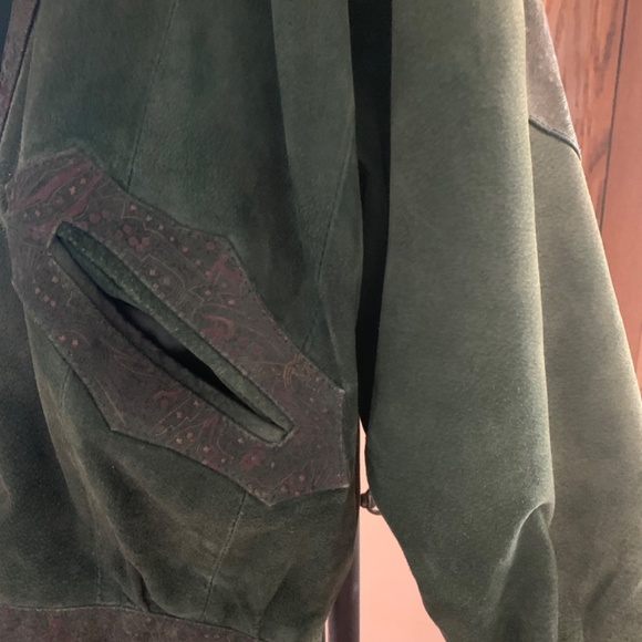 80s Northern Climate Oversized Suede Jacket - Picture 3 of 5